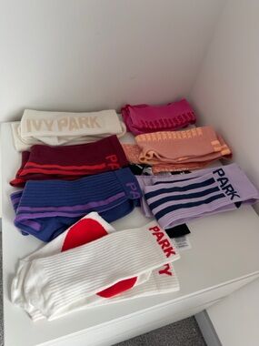 Adidas x IVY PARK sock lot w two matching bandanas